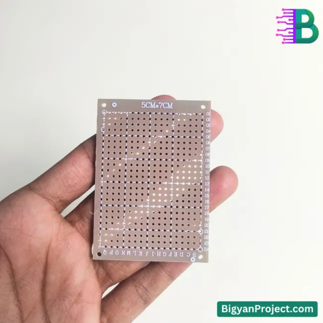 5x7cm Veroboard Stripboard – Buy FR4 PCB for DIY Electronics
