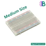 Breadboard 400-Point - Buy Half Size Solderless White for DIY Projects