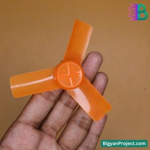 Mini DC Fan Propeller - Buy 3-Blade 45mm Plastic Fan Online