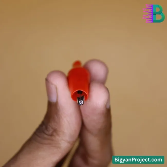 ১ জোড়া মিনি অ্যালিগেটর - ক্রোকোডাইল ক্লিপ (২৭মিমি) – নিকেল প্লেটেড