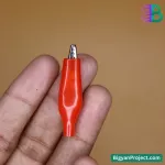 ১ জোড়া মিনি অ্যালিগেটর - ক্রোকোডাইল ক্লিপ (২৭মিমি) – নিকেল প্লেটেড