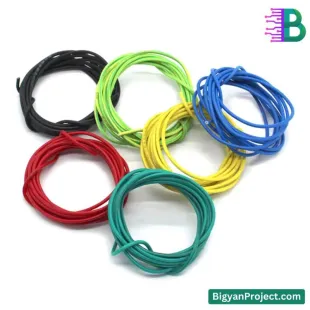 চিকন ২২AWG কেবল - ইলেকট্রনিক্স ও বিজ্ঞান প্রজেক্টের জন্য ১.৬মিমি তার