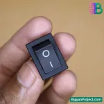 2 Pins SPST Rocker Switch 6A 250V AC - Red Plastic