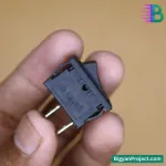 2 Pins SPST Rocker Switch 6A 250V AC - Red Plastic