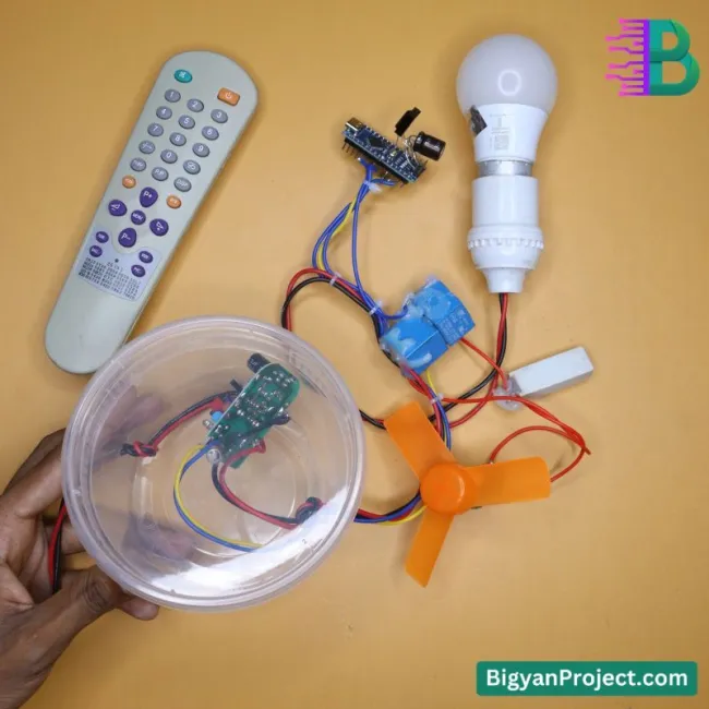 Buy Remote Controlled Light and Fan Project