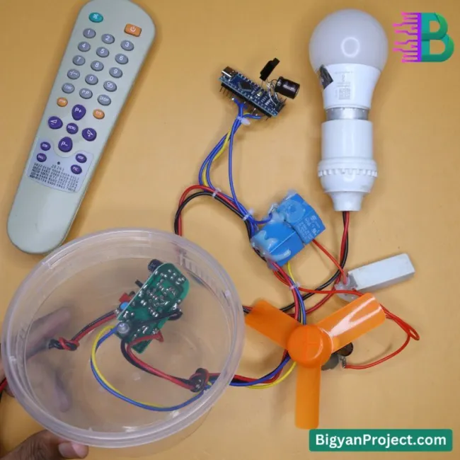 Buy Remote Controlled Light and Fan Project