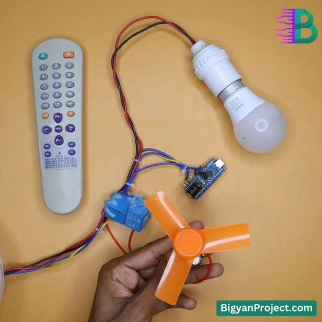 Buy Remote Controlled Light and Fan Project