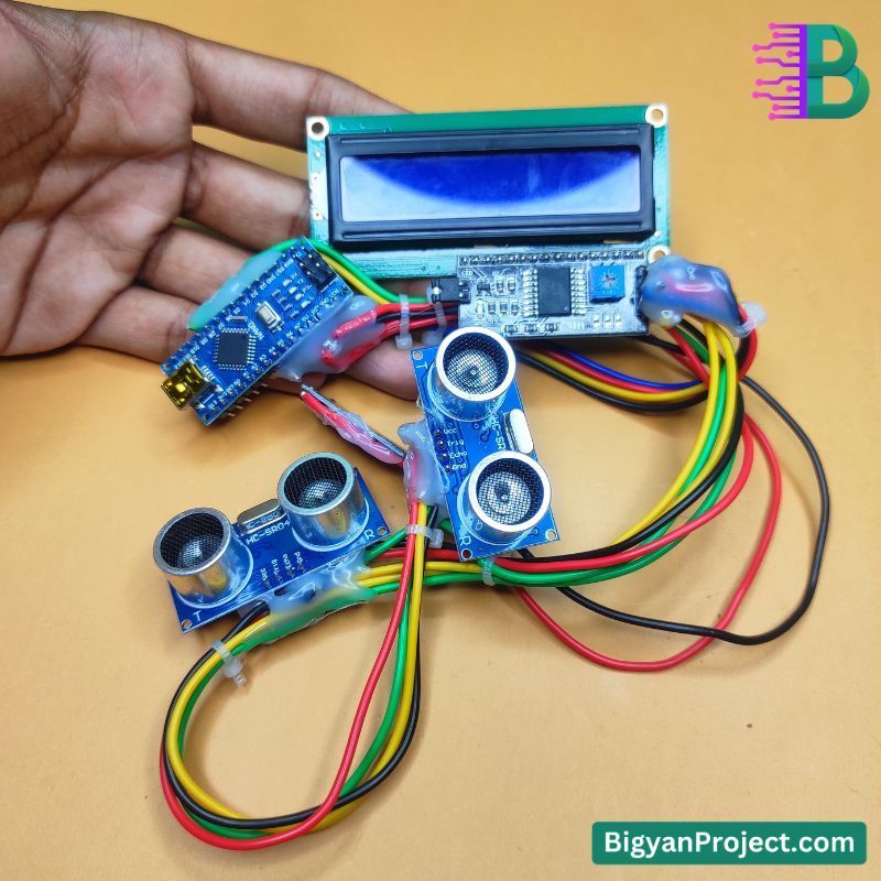 Entry Exit Counter with Ultrasonic Sensor | Buy Project