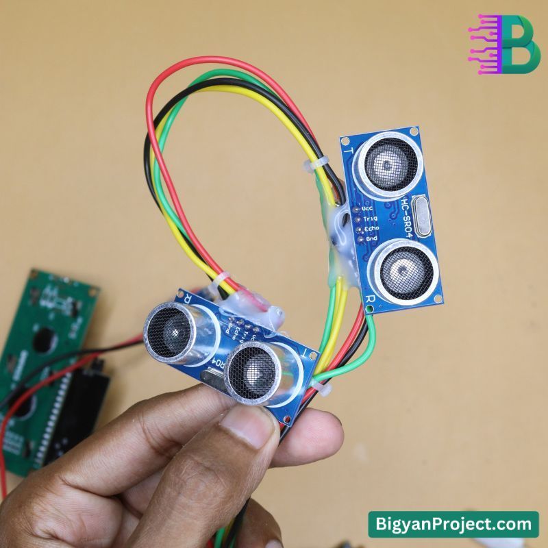 Entry Exit Counter with Ultrasonic Sensor | Buy Project