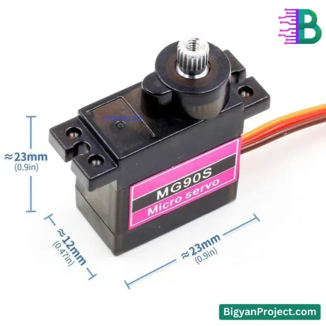 MG90S Metal Gear Servo Motor Buy Online in BD