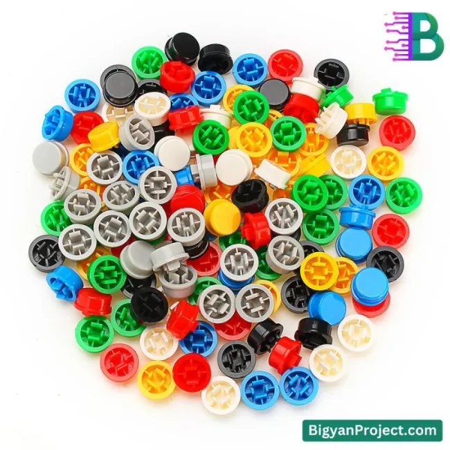 Tactile Switch Button Cap Buy Online - Multi-Color Options