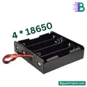4 Chamber 18650 Battery Holder – ABS Plastic Case