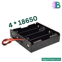 4 Slot 18650 Battery Holder - Science Project