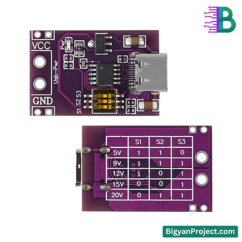 Buy Type-C QC PD Fast Charge Boost Module 5V 9V 12V 15V 20V