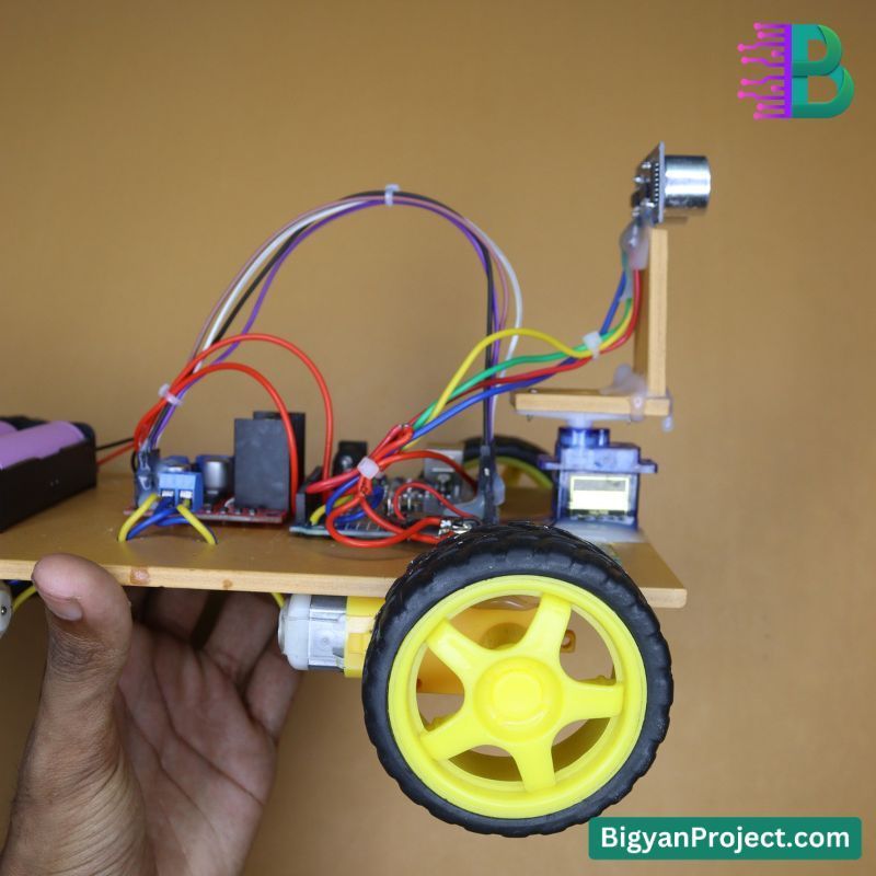 Bluetooth Controlled Robot Car with Voice Command & Object Detection