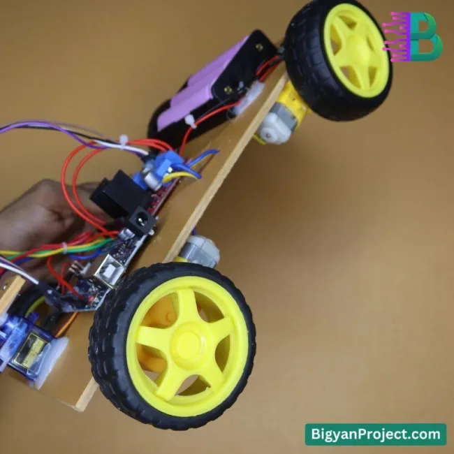 Bluetooth Controlled Robot Car with Voice Command & Object Detection