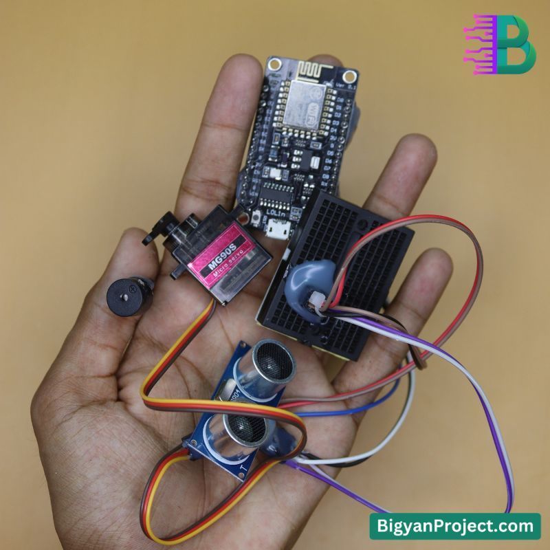Buy Smart Auto Door Lock – Ultrasonic Sensor & App Control