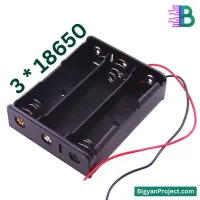 Buy 18650 Battery Holder/Case 3 Chamber for Li-Ion Batteries