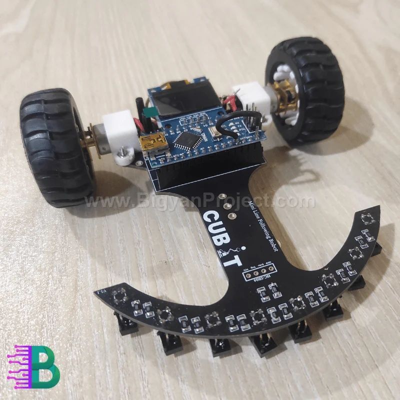 8 Array Line Follower Robot with PID Control - Science Project