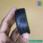 65mm Rubber Tire Robot Wheel for BO Motor | DIY Projects