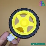 65mm Rubber Tire Robot Wheel for BO Motor | DIY Projects