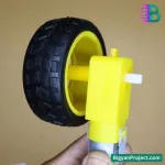 65mm Rubber Tire Robot Wheel for BO Motor | DIY Projects
