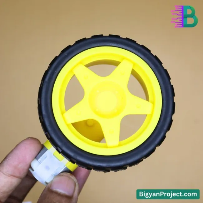 100 RPM 3-6V DC Dual Shaft Motor for Robotics & DIY Projects