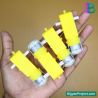 100 RPM 3-6V DC Dual Shaft Motor for Robotics & DIY Projects