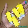 100 RPM 3-6V DC Dual Shaft Motor for Robotics & DIY Projects