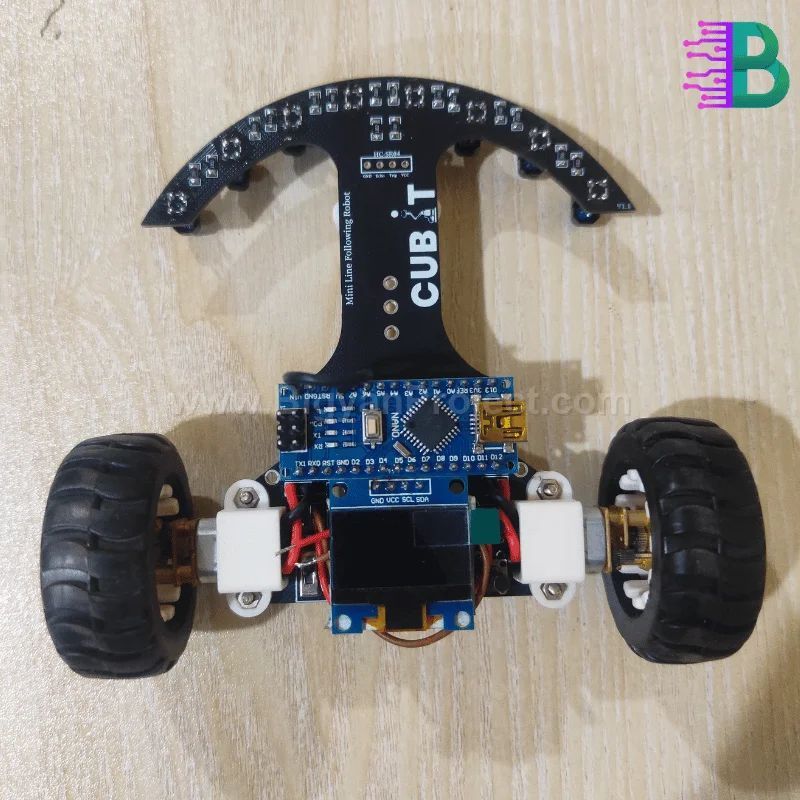 8 Array Line Follower Robot with PID Control - Science Project