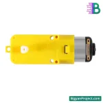 100 RPM 3-6V DC Dual Shaft Motor for Robotics & DIY Projects