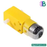 100 RPM 3-6V DC Dual Shaft Motor for Robotics & DIY Projects