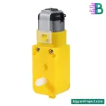 100 RPM 3-6V DC Dual Shaft Motor for Robotics & DIY Projects