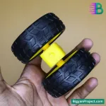 100 RPM 3-6V DC Dual Shaft Motor for Robotics & DIY Projects