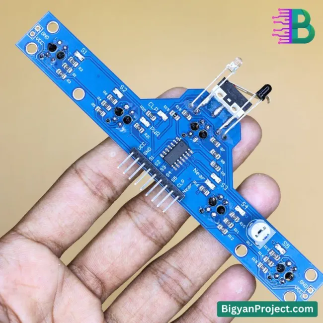 IR Line Sensor 5 Array with Limit Switch for Robot