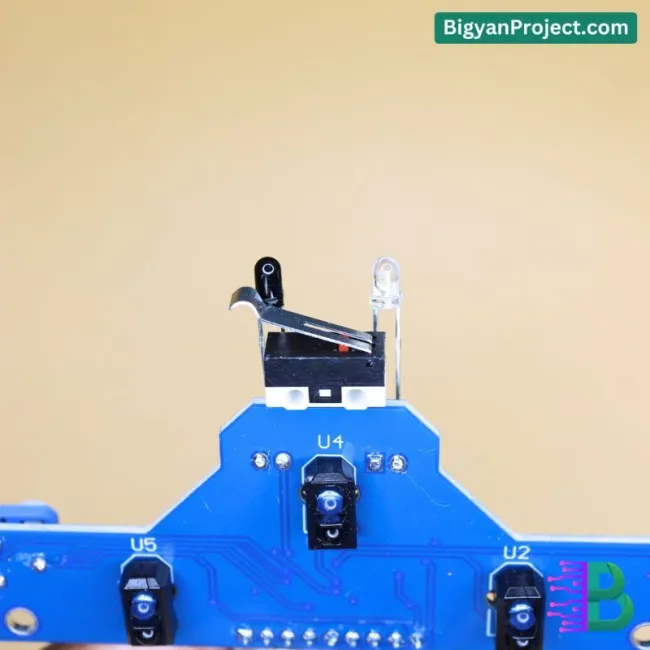 IR Line Sensor 5 Array with Limit Switch for Robot