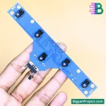 IR Line Sensor 5 Array with Limit Switch for Robot