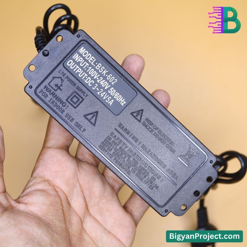 Adjustable Power Supply 3V-24V 5A | Buy Now in BD