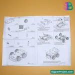 4-Wheel Robotic Car Chassis Kit – BO Motor & Acrylic