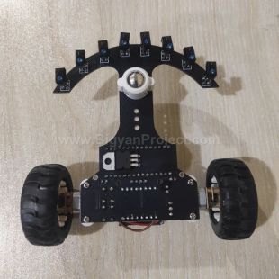 8 Array Line Follower Robot with PID Control - Science Project