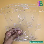 4-Wheel Robotic Car Chassis Kit – BO Motor & Acrylic