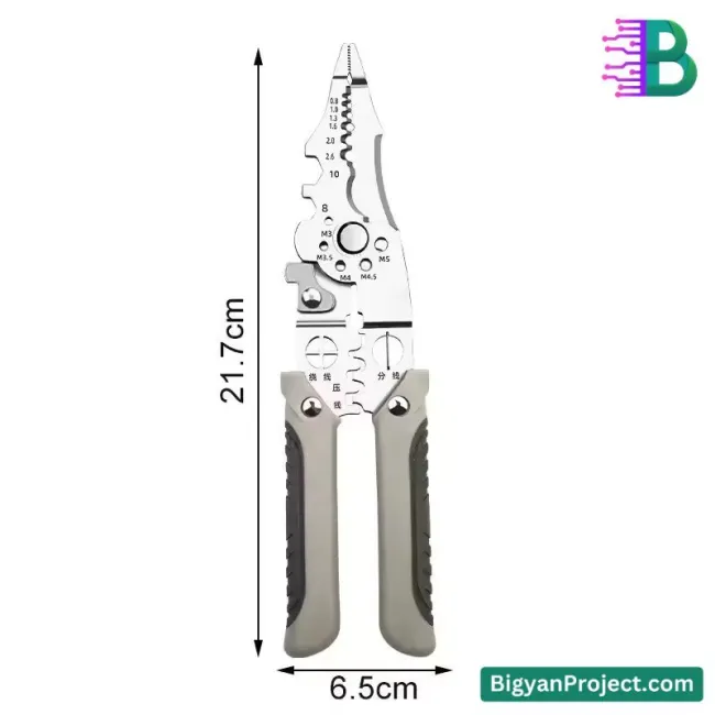 Multi-Function Wire Stripper and Cutter Tool | Buy Now in BD