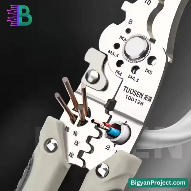 Multi-Function Wire Stripper and Cutter Tool | Buy Now in BD
