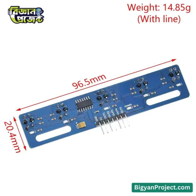 5-Channel TCRT5000 IR Line Tracking Sensor Module