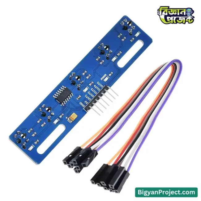 5-Channel TCRT5000 IR Line Tracking Sensor Module