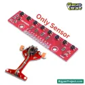8 Channel Infrared Line Follower Module QTR-8A