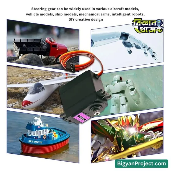 MG996R Servo Motor 180° Buy Online Metal Gear for RC & Robot