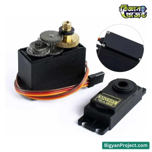 MG995 360 Degree Metal Gear Servo Motor for Robotics
