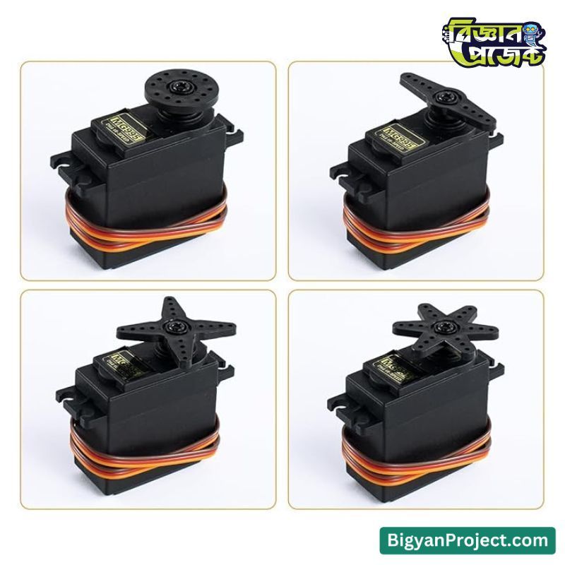 Buy MG995 Metal Gear Servo Motor 180° - Bigyan Project