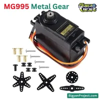 Buy MG995 Metal Gear Servo Motor 180° - Bigyan Project